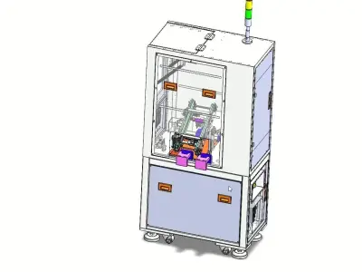 Automatic Motherboard Supplier Flip Machine for SMT Production 3D model