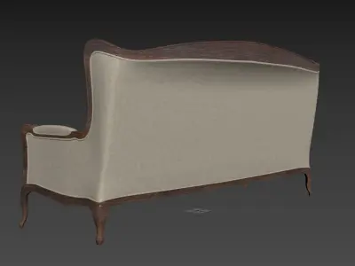 Antique Chair 3D model