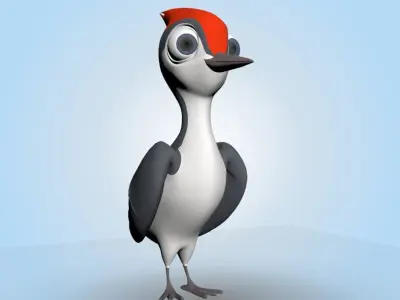 Woodpecker 3D model