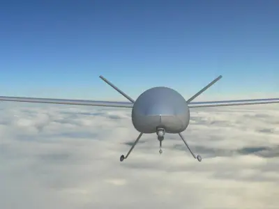 UAV AIRPLANE 3D model