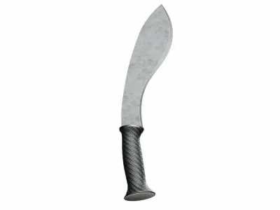 Kukri Low-poly 3D model