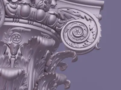 composite column 3D print model