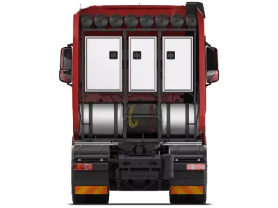 Mercedes-Benz Actros 4163 8x4 2020 3D model