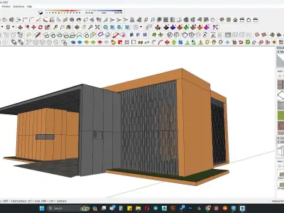 Apartment entrance design 3d model 3D model