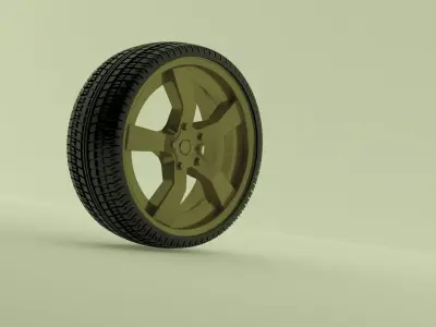 TIRES wheel Free 3D model