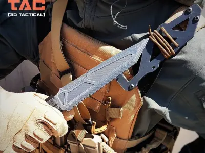 3DTAC TBX Training Blade  3D print model