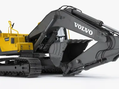 Tracked Excavator VOLVO EC300D 3D model