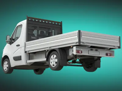 Renault Master 2015 Flatbed FWD L2H1 3D model