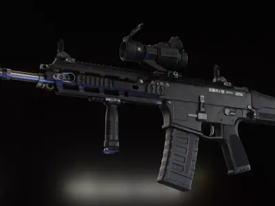 Howa Type 20 Low-poly 3D model