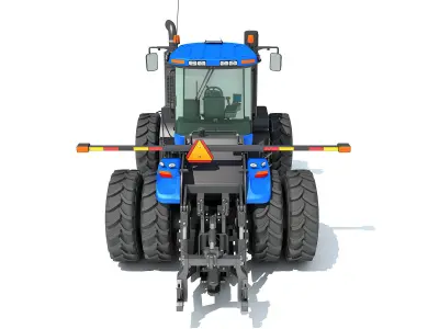 New Holland Agricultural Tractor 3D model