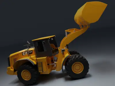 Wheel loader Free 3D model