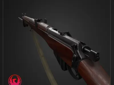 Gun mk-iii Low-poly 3D model