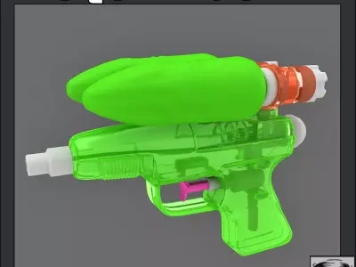 Squirt Gun 3D model