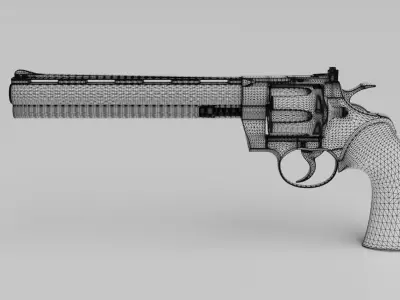Revoler revolver 3D model