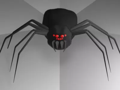 Rigged Spider 3D model 3D model