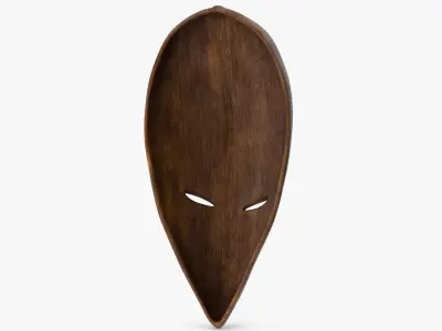  African Nigeria Mask 2 Wood 