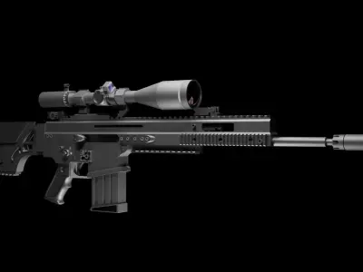 scar 20 3D model