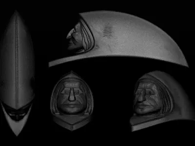 Indian Motorcycle logo for 3D print 3D print model