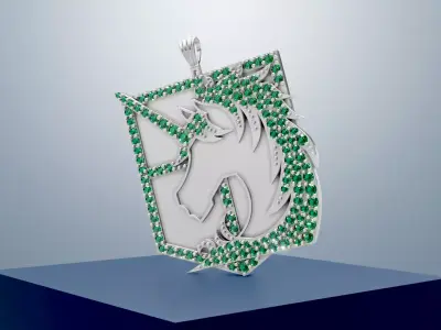 Attack on Titan Pendant Jewelry Pack 3D print model