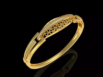 Art Deco Bracelet 01 3D print model