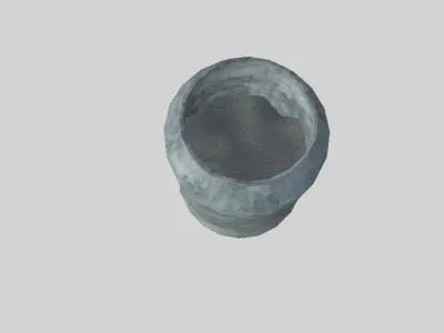 Barrel pipe Free low-poly 3D model