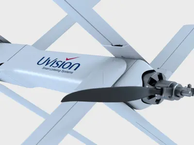 Uvision Hero 120 Suicide Drone 3D model