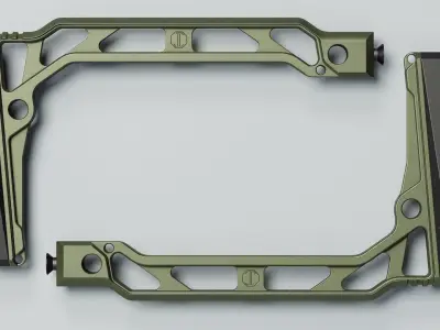 SS-8RP - Skeleton Stock 8in - Replica Low-poly 3D model