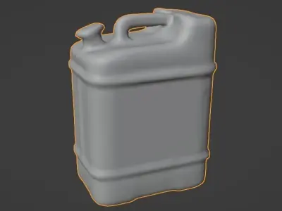 Gasoline Can Low-poly 3D model