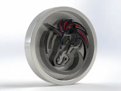 1INCH 3D Part STL and IGES 3D print model 3D print model