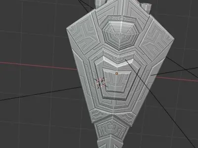 Space Ship 3D model get
