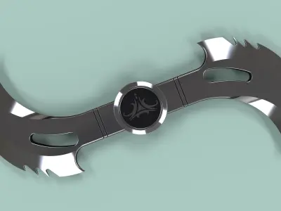Glaive from movie Blade 3D model