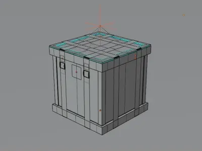 Wooden Crate Free 3D model get
