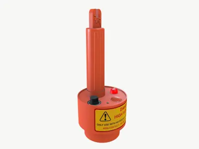 voltage detector Low-poly 3D model