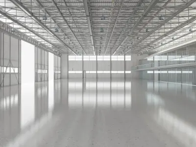 Aircraft Hangar 3D model buy