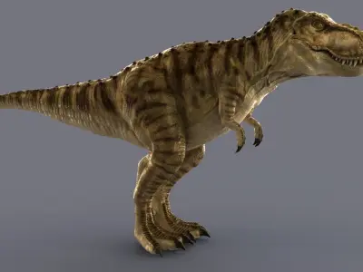 Tyrannosaurus Rex RIGGED 3D model purchase