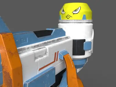 Valorant KJ Turret in 3d 3D model