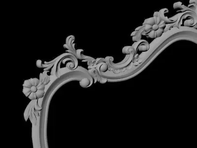 cabinet with mirror 3D model