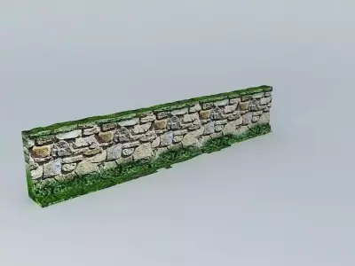 Eco Rail 3D Wall No.3 Old Steam Days Free 3D model