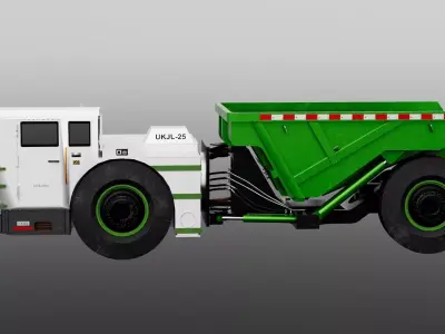 Articulated Dump Truck 3D model