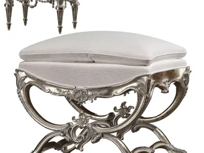 kosovart rococo puff 3D model
