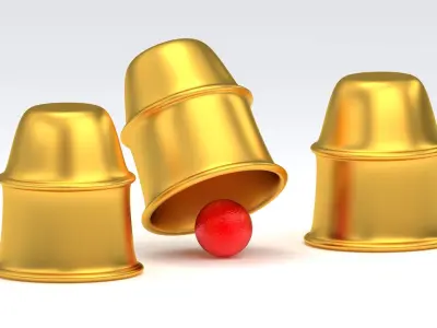 Ball Guessing Game Collection 3D model