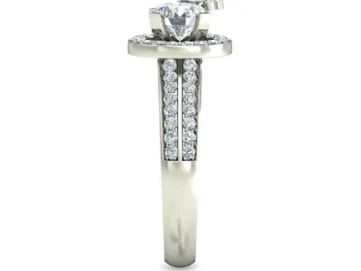 Wedding Ring  3D print model 154