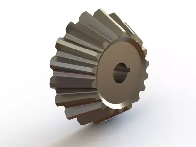 Bevel gear Free 3D model by daniel-herzberg