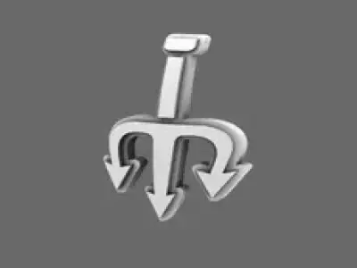 Star Tridents V10R Shoulder Symbols 3D print model