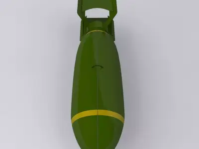 Bomb II WORLD WAR  3D model