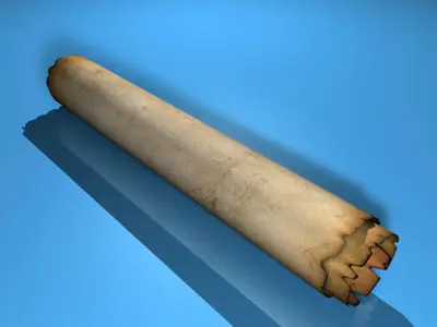 Papyrus cigar 3D model