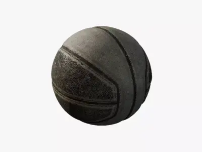 Anydrafts Old basketball 01 Low-poly 3D model