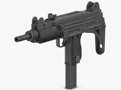 Submachine Gun UZI SMG 3D model