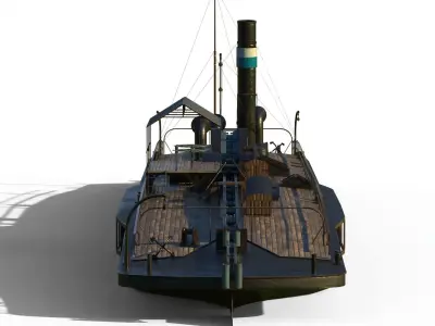 Chain boat 3D model