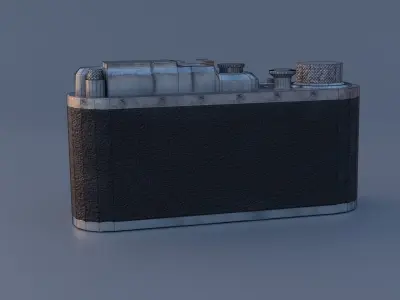 Camera vintage Free low-poly 3D model
